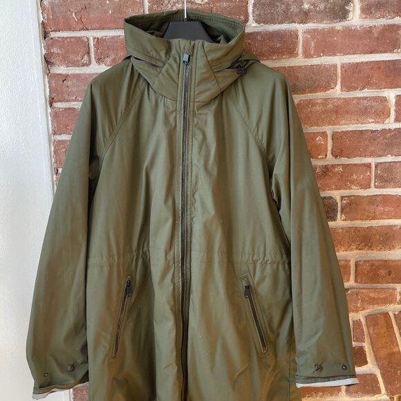 Aritzia The Group Babaton Raindrop Green Anorak, Size XS - Picture 3 of 12